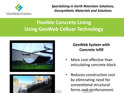 Flexible Concrete Lining