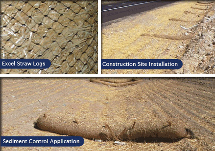 Erosion Control Logs Excel Straw