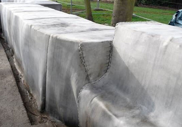 concrete canvas used for gabions