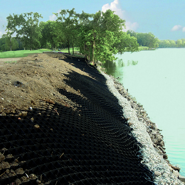 GEOWEB being used for erosion control