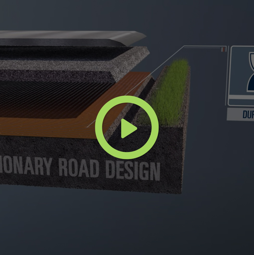 Video playback of Mirafi® RSi Series Roadway Animation preview 
