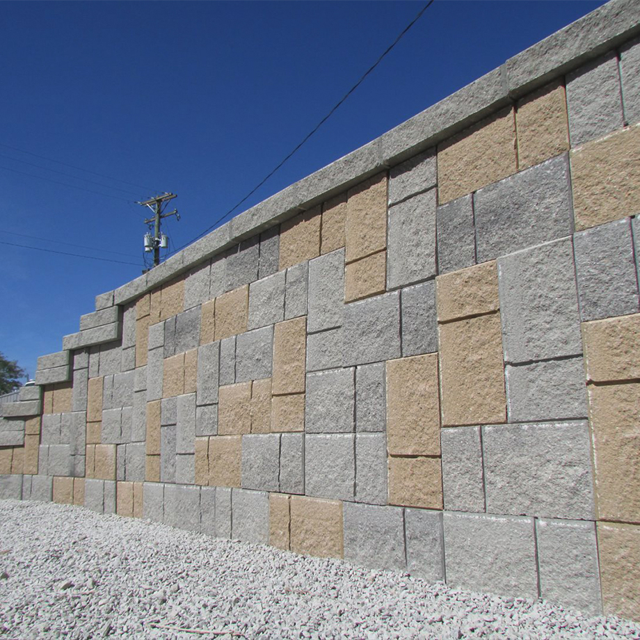  Completed Olympia retaining wall system